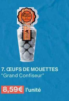 œufs de mouettes "grand confiseur"