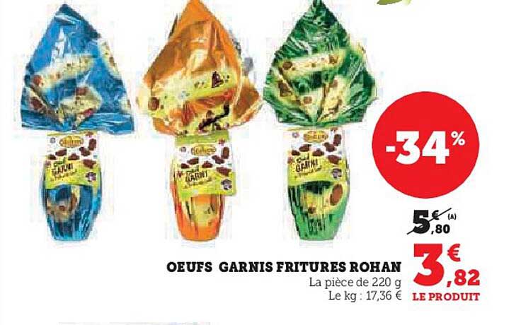 œufs garnis fritures rohan