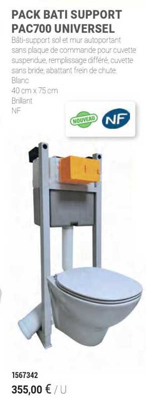 pack bati support pac700 universel