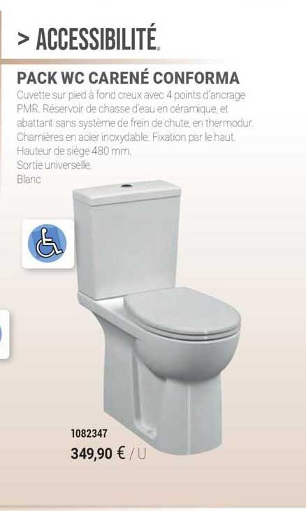 pack wc carené conforma