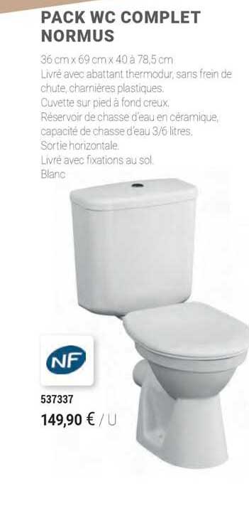 pack wc complet normus
