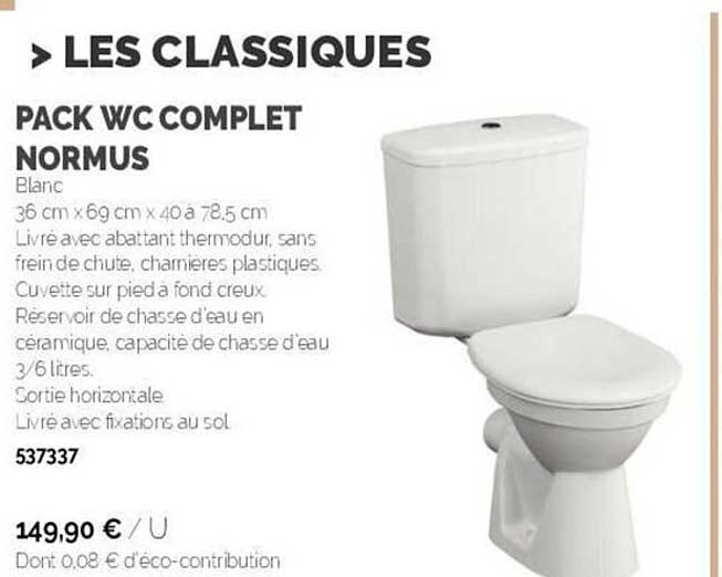 pack wc complet normus