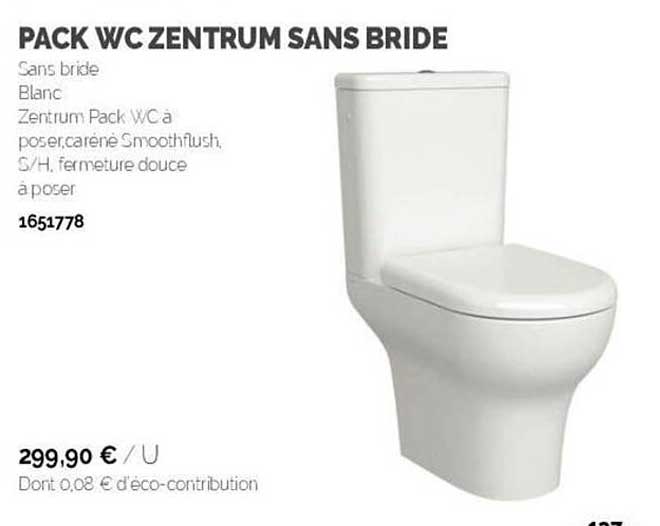 Pack Wc Zentrum Sans Bride