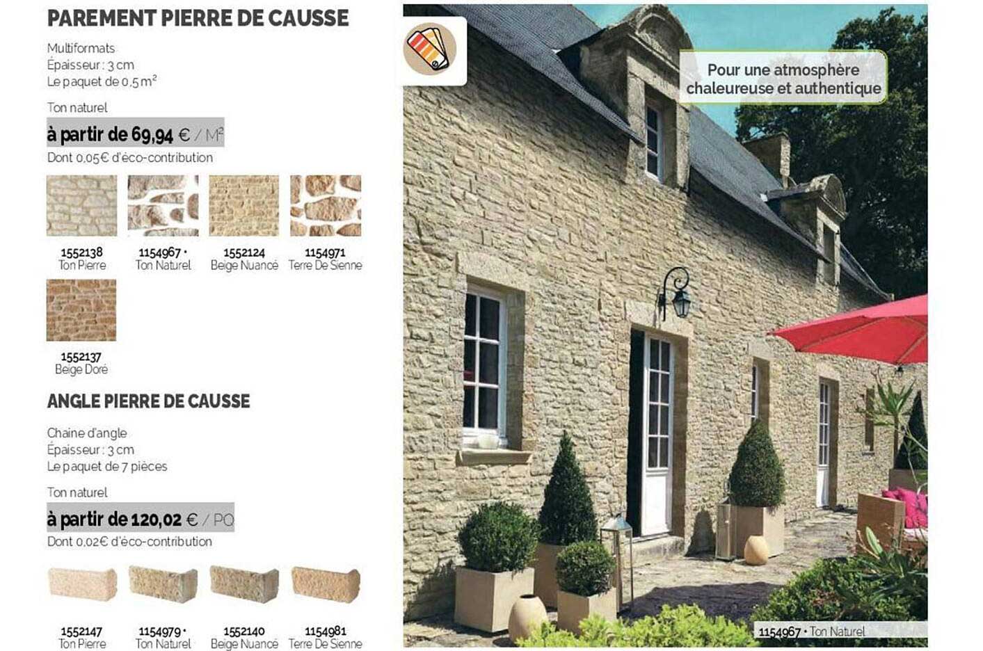 parement pierre de causse, angle pierre de causse