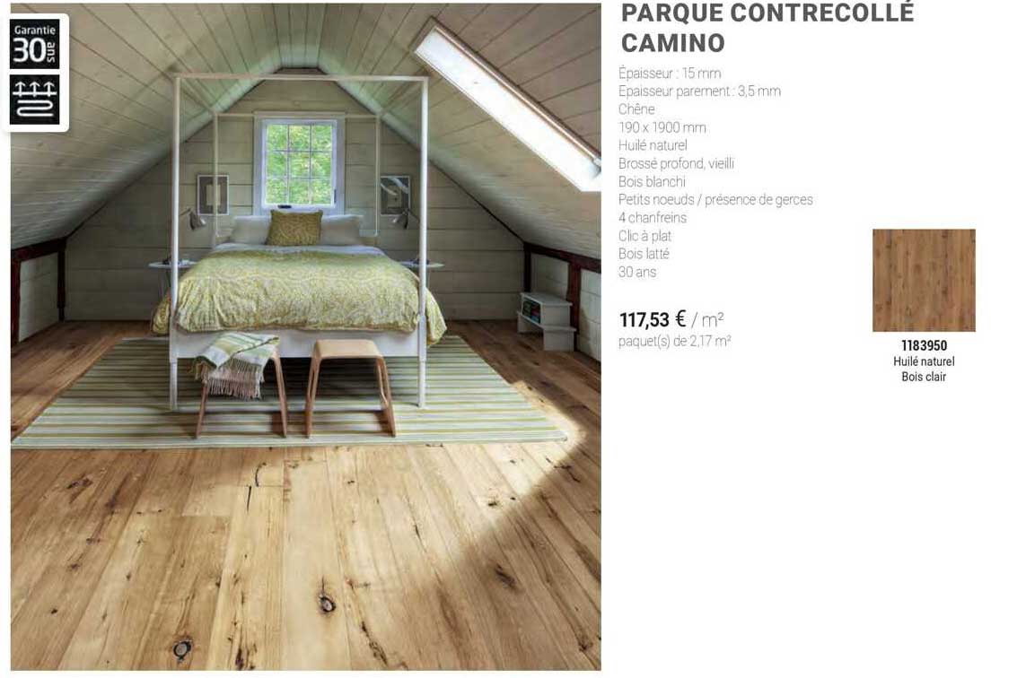 parquet contrecollé camino