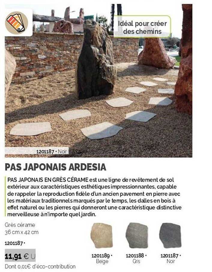 pas japonais ardesia