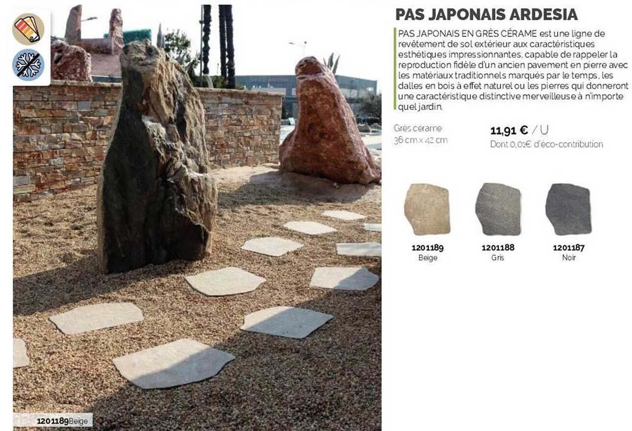 pas japonais ardesia