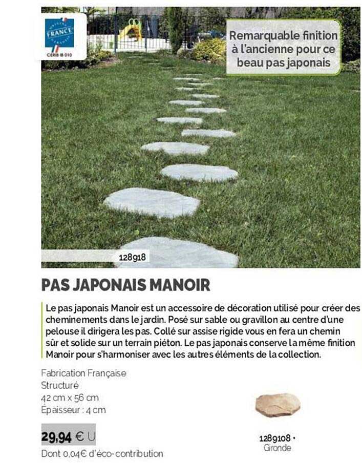 pas japonais manoir