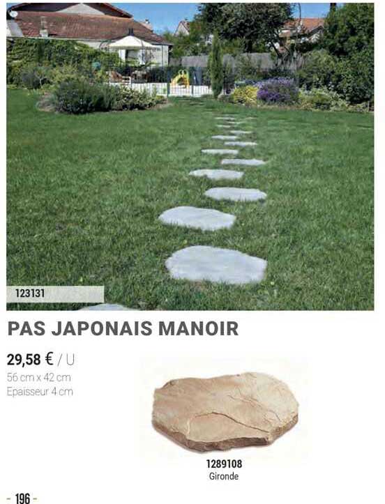 pas japonais manoir