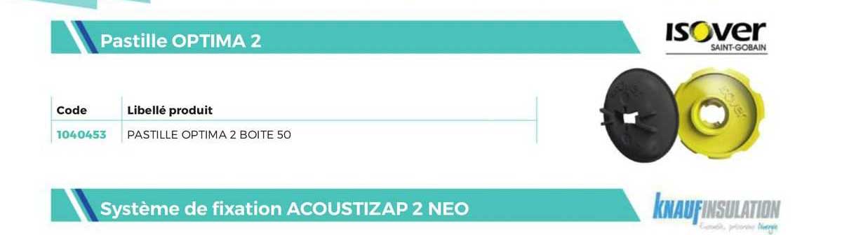 pastilla optima 2 isover