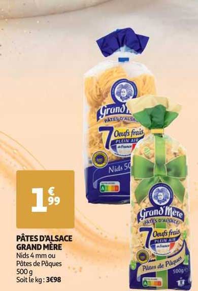 pâtes d'alsace grand mère