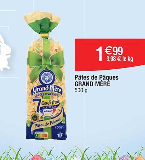 Pâtes De Pâques Grand Mère