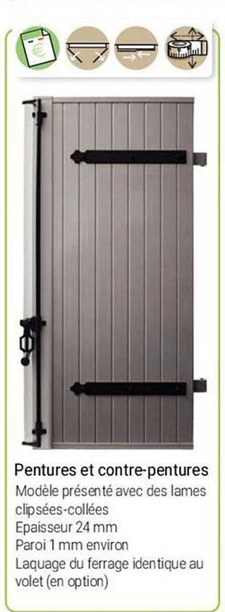 Pentures Et Contre-pentures