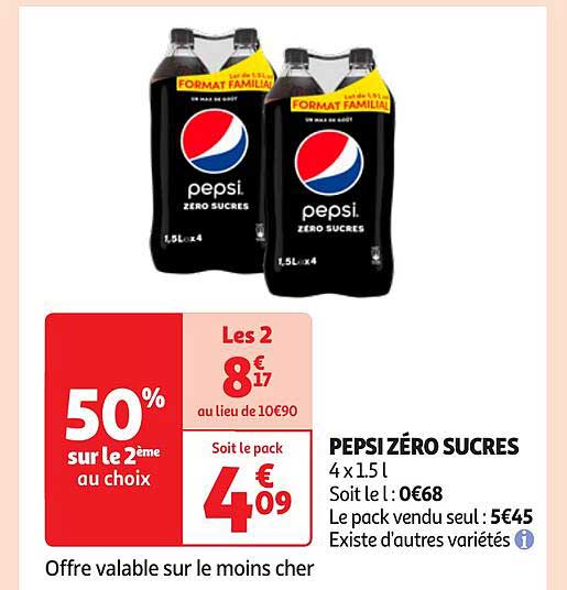 Pepsi Zéro Sucres