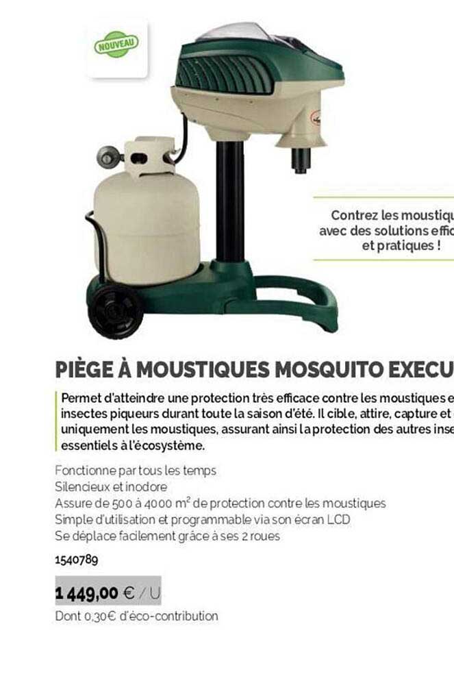 Piège à Moustiques Mosquito Excecu