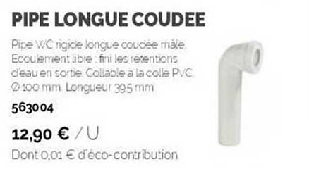 pipe longue coudée