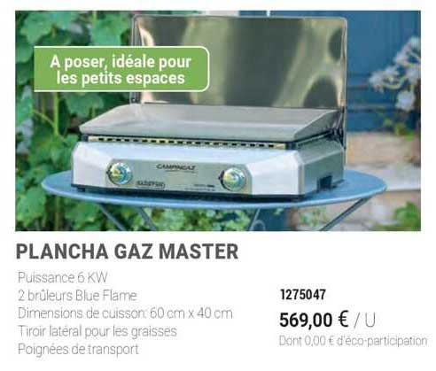 Plancha Gaz Master
