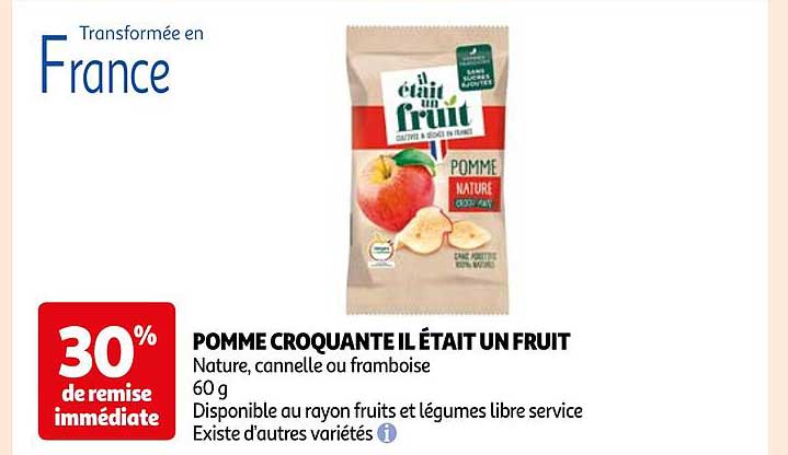 pomme croquante il était un fruit
