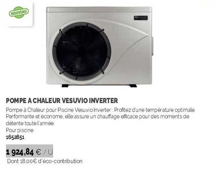 pompe à chaleur vesuvio inverter