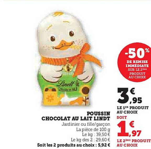 Poussin Chocolat Au Lait Lindt