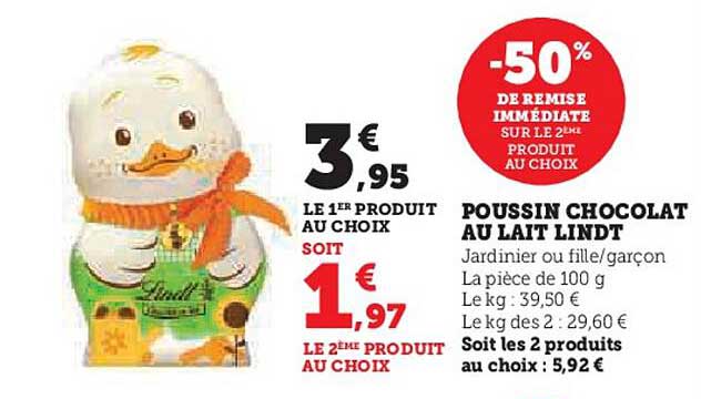 Poussin Chocolat Au Lait Lindt