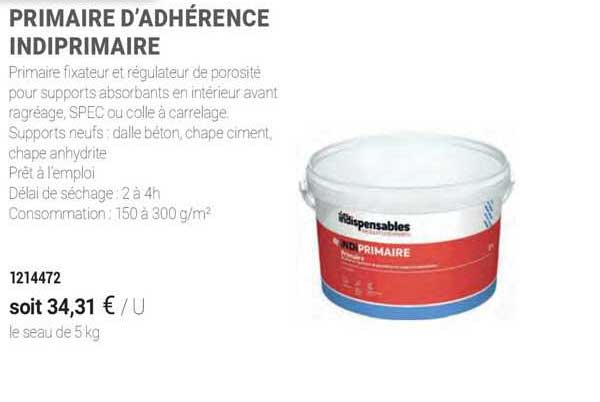 Primaire D'adhérence Indiprimaire