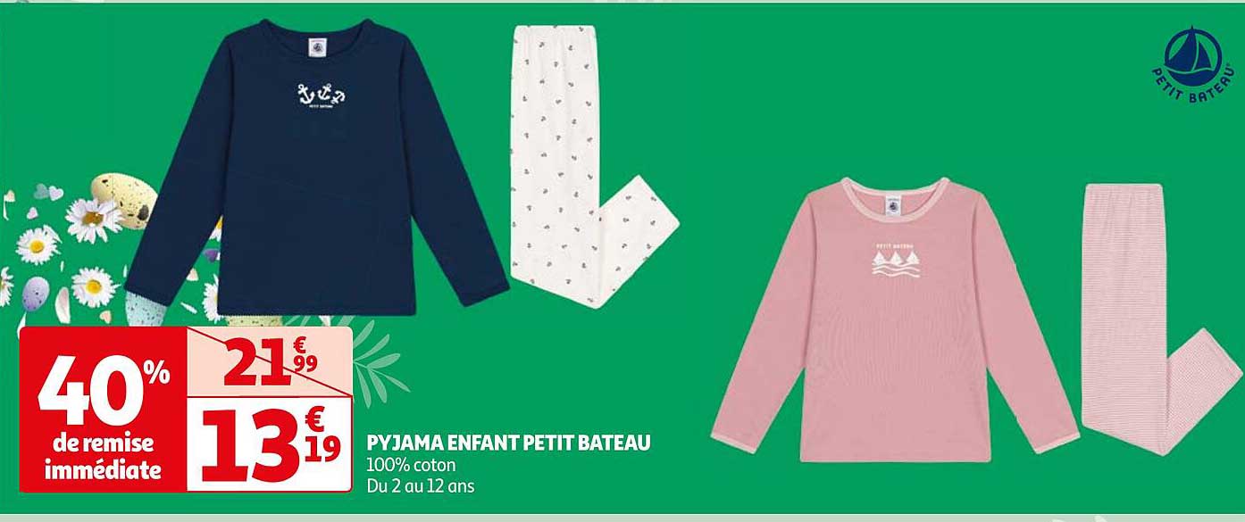 pyjama enfant petit bateau