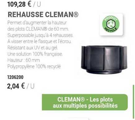 rehausse cleman