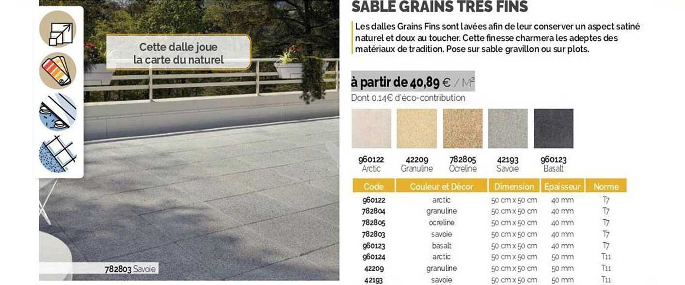 sable grains très fins