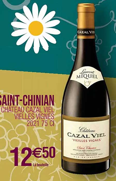 saint-chinian château cazal viel veilles vignes 2021 75 cl