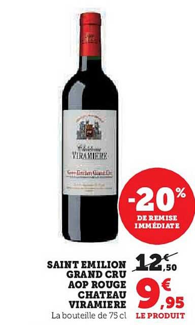saint émilion grand cru aop rouge château viramière