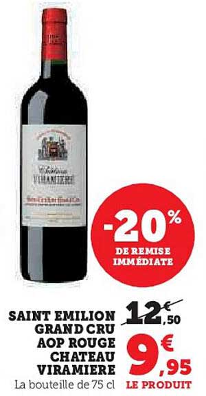 saint émilion grand cru aop rouge château viramière