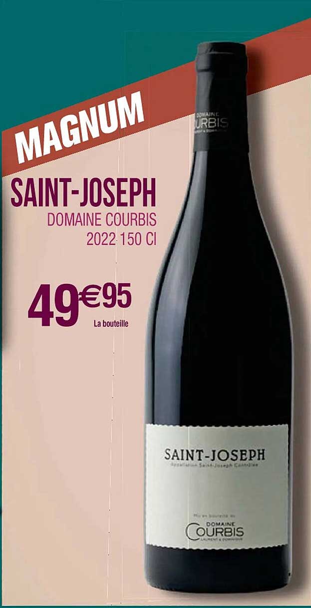 saint-joseph domaine courbis 2022 150 cl