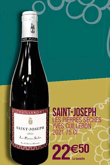 saint-joseph les pierres sèches yves cuilleron 2021 75 cl
