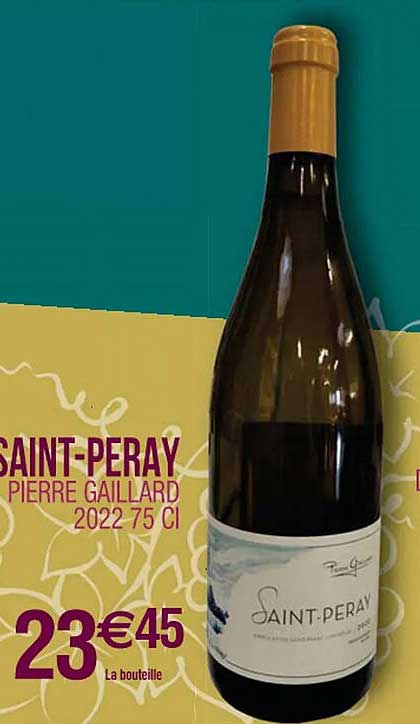 Saint-peray Pierre Gaillard 2022 75 Cl