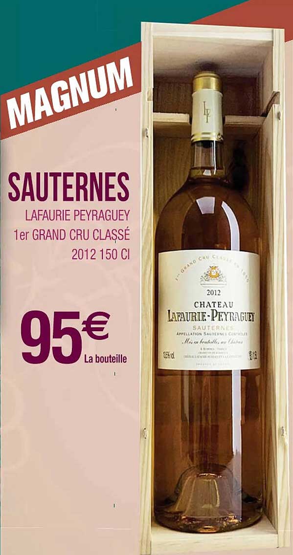 sauternes lafaurie peyraguey 1er grand cru classé 2012