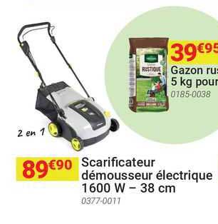 scarificateur démousseur électrique 1600w