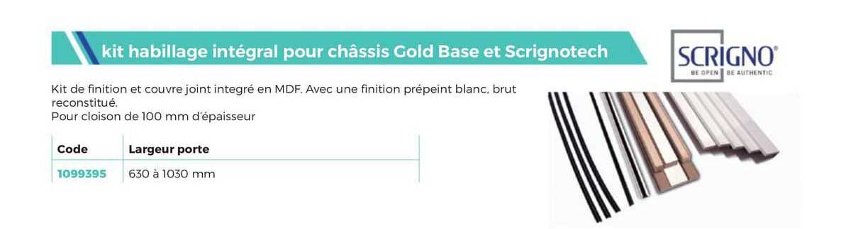 scrigno kit habillage intégral pour châssis gold base et scrignotech