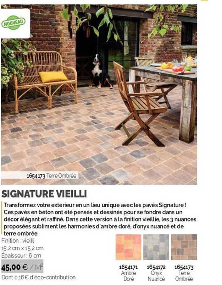 Signature Vieilli Terre Ombrée