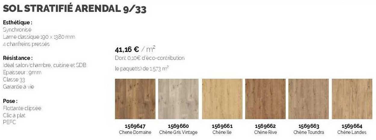 Sol Stratifié Arendal 9 33