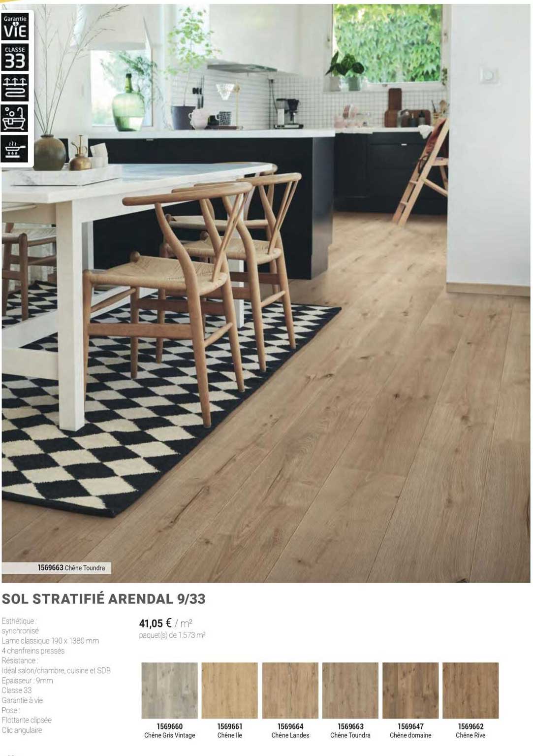 sol stratifié élégant arendal 9/33