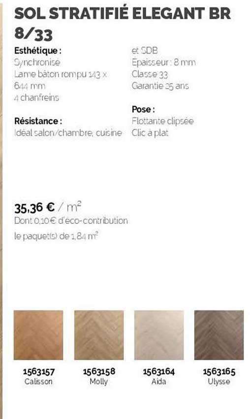 sol stratifié elegant br 8 33