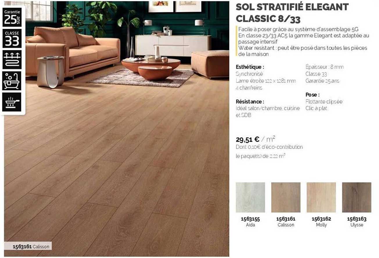 sol stratifié elegant classic 8/33