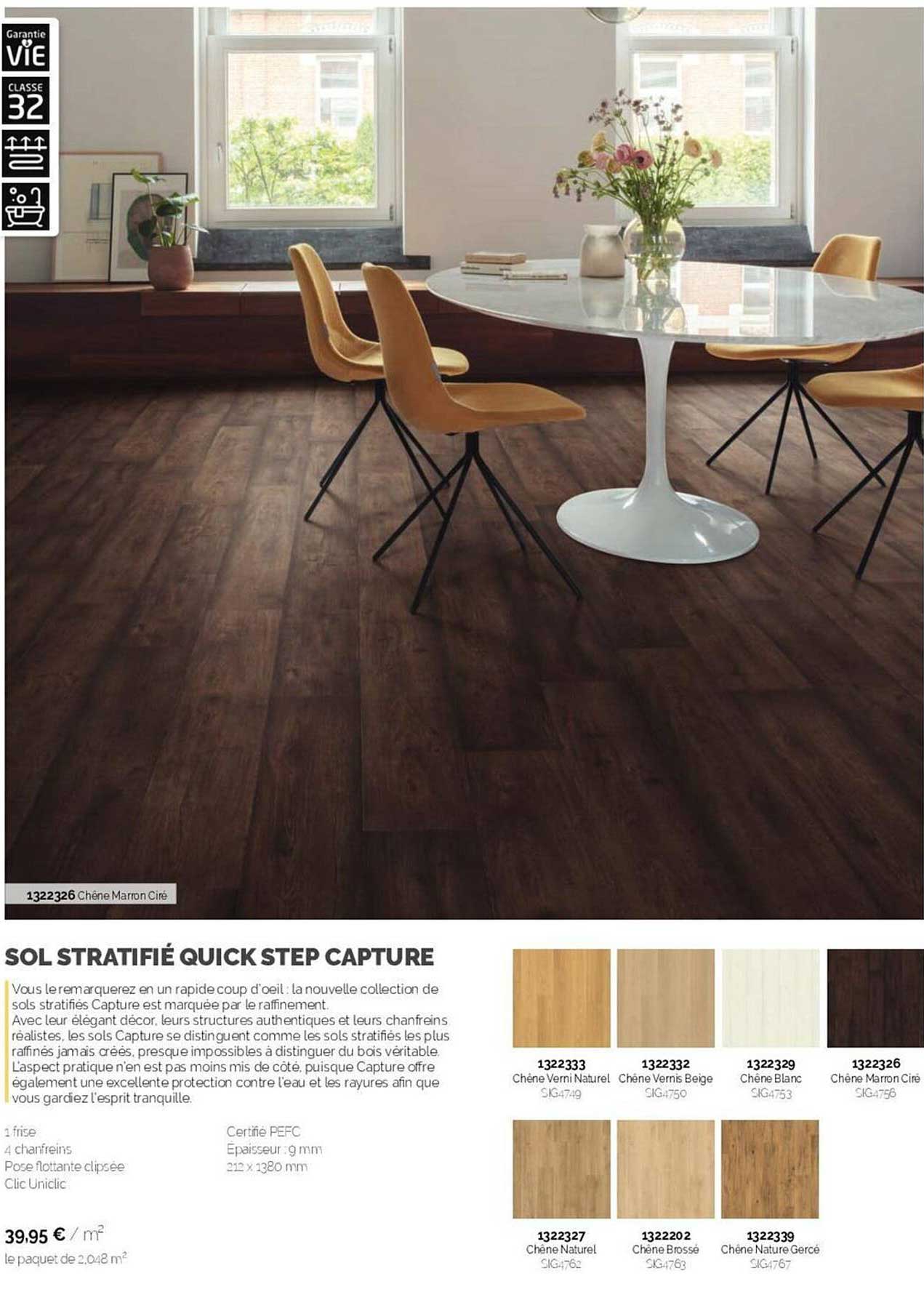 sol stratifiés quick step capture