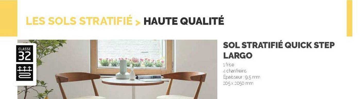 sol stratifiés quick step largo