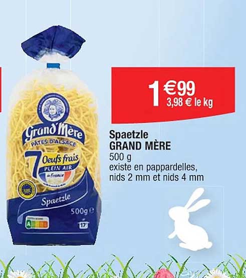 spaetzle grand mère