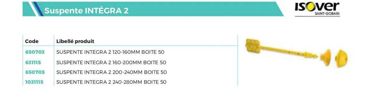 suspente intégra 2 isover