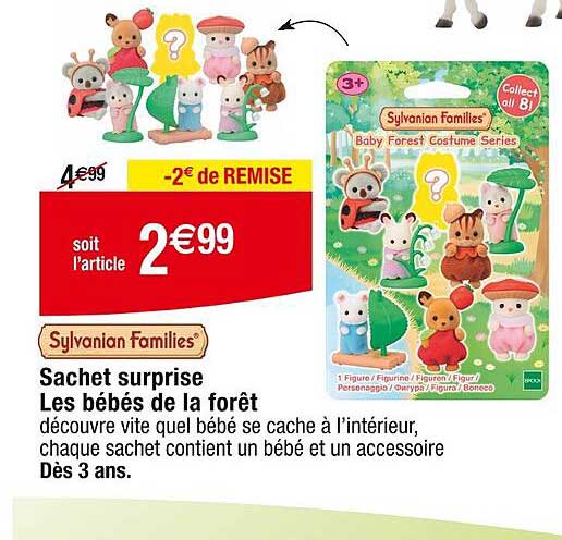 sylvanian families sachet surprise les bébés de la forêt