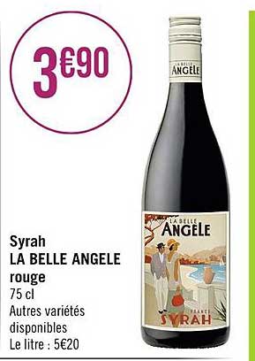syrah la belle angele rouge