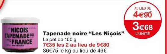 Tapenade Noire "les Niçois"